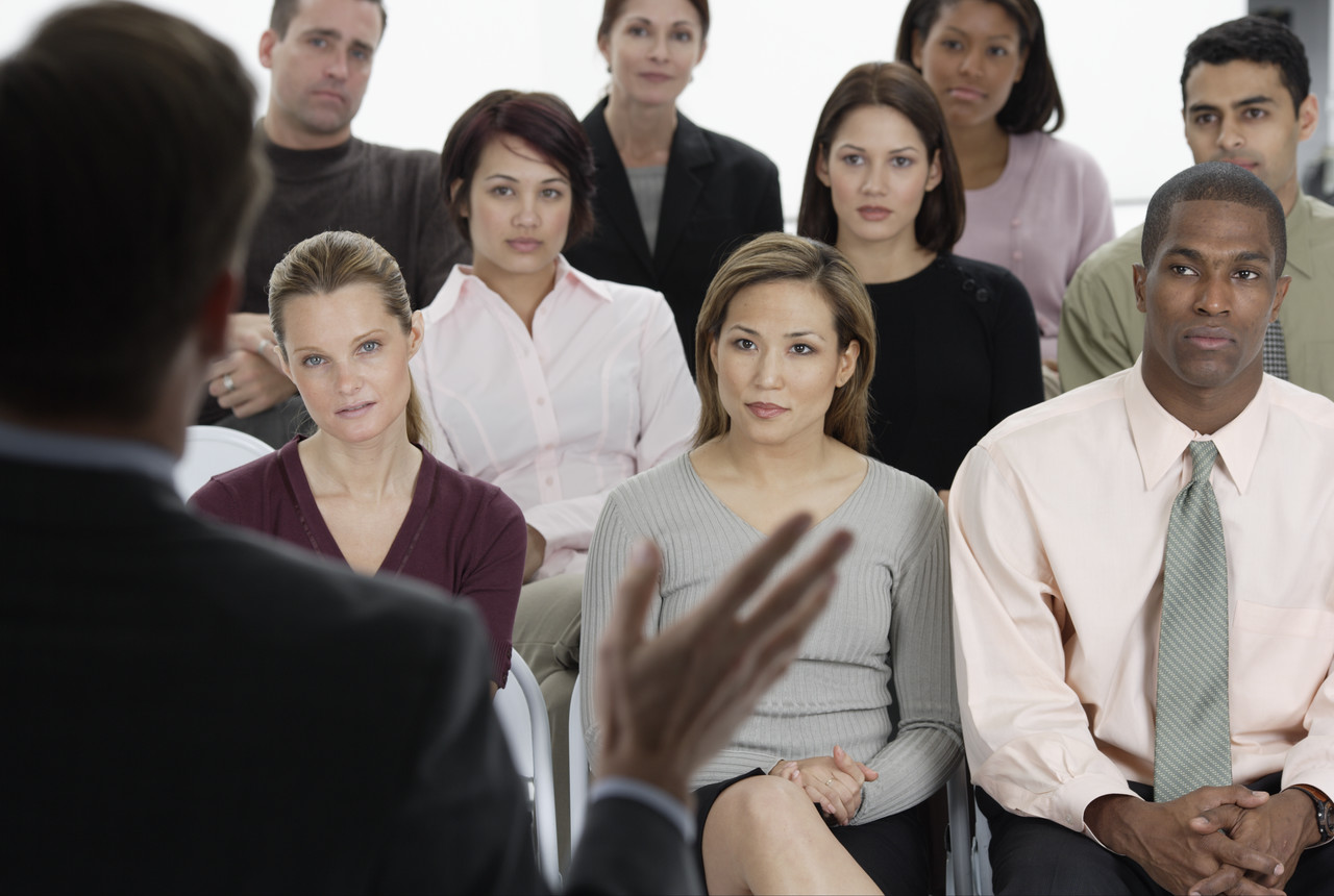 People in classroom